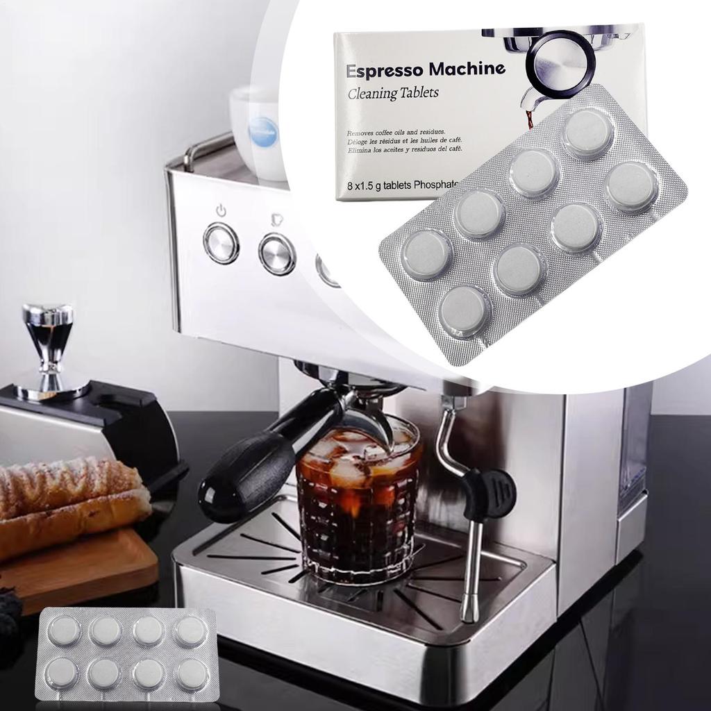 Čisticí tablety do kávovaru Čistič kávovaru Odvápňovací tablety Espressos Zařízení Odvápňovací tablety pro kuchyňský kávovar
