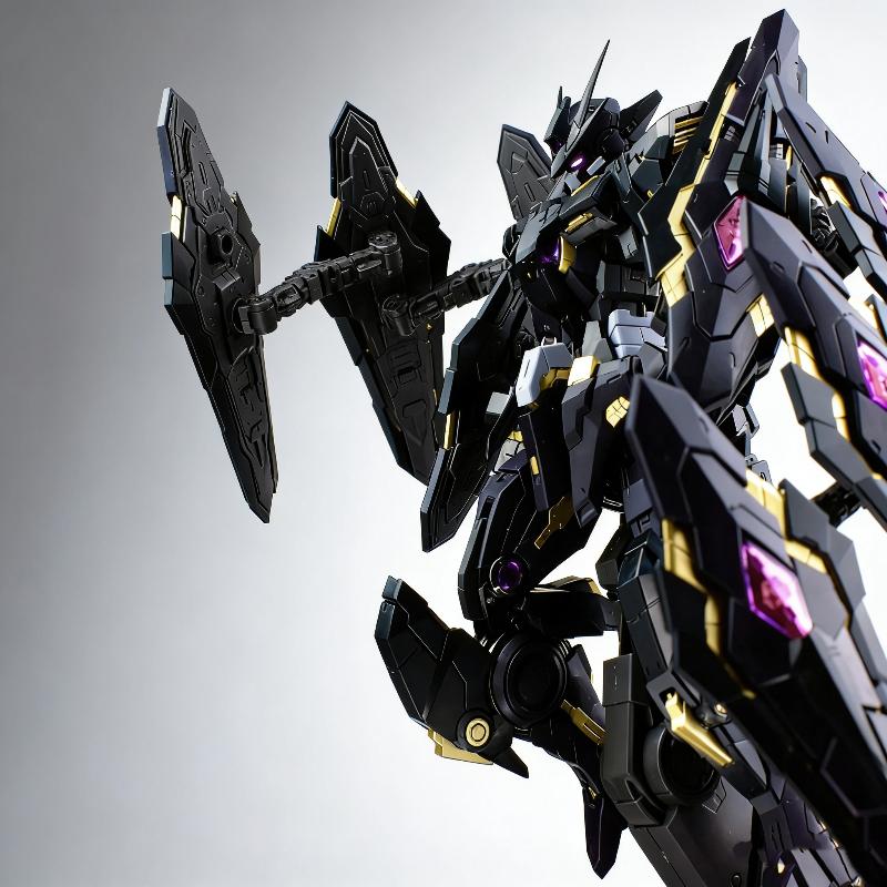IronToys Star Fall 1/100 Mecha Model Kit Alloy Frame Assembled Toy Action Figures With Display Base Stand Desktop Decor Boy Gift