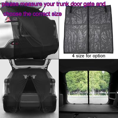 Mosquito Net for SUV Car Trunk Tailgate Door, Mosquito Moths Insects Dust Protection Outdoor Breathable Sox Socks Mesh Curtain
