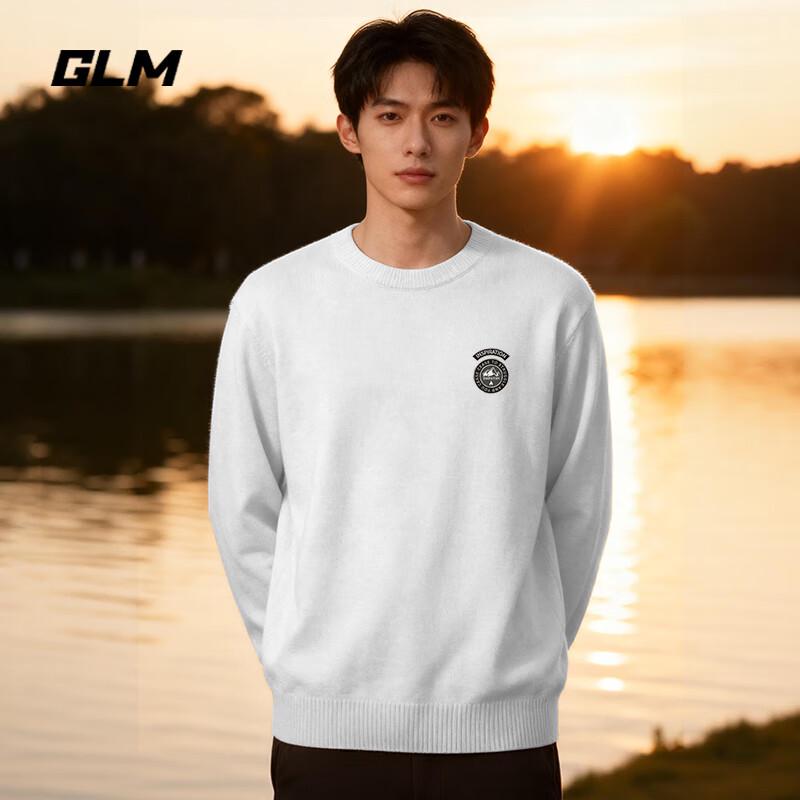 

GLM Men s 2025 Autumn/Winter Round Neck Pullover Sweater M