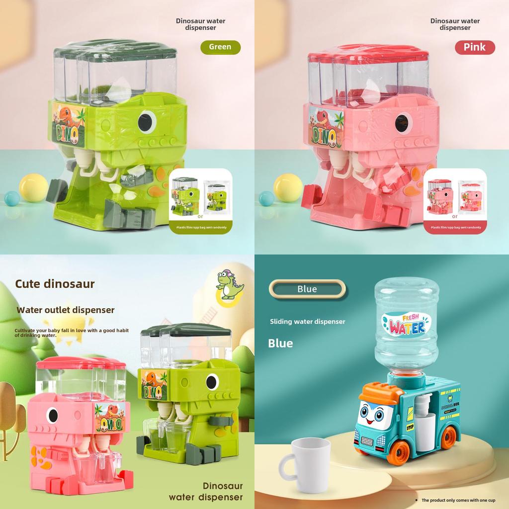 Fun Colorful Dinosaur Water Dispenser Toy For Kids With Drinkable Water Feature