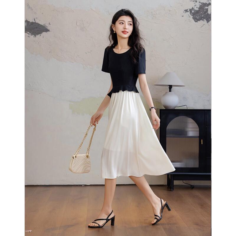 Demana Subtle Pearlescent A-Line Midi Dress XL