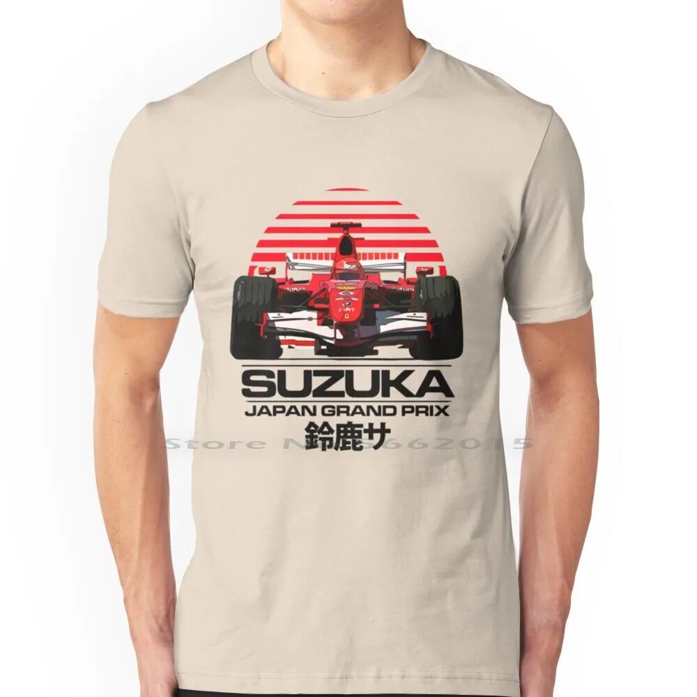 Michael Schumacher Suzuka Japonská Grand Prix Tričko 100% Bavlna Závodní Jezdec Michael Schumacher Schumacher F2002 Závodní