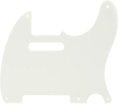 Pickguard Pure Vintage Eggshell Pickguard, '52/'58 Telecaster®, 5-Hole Mount, 1-Ply