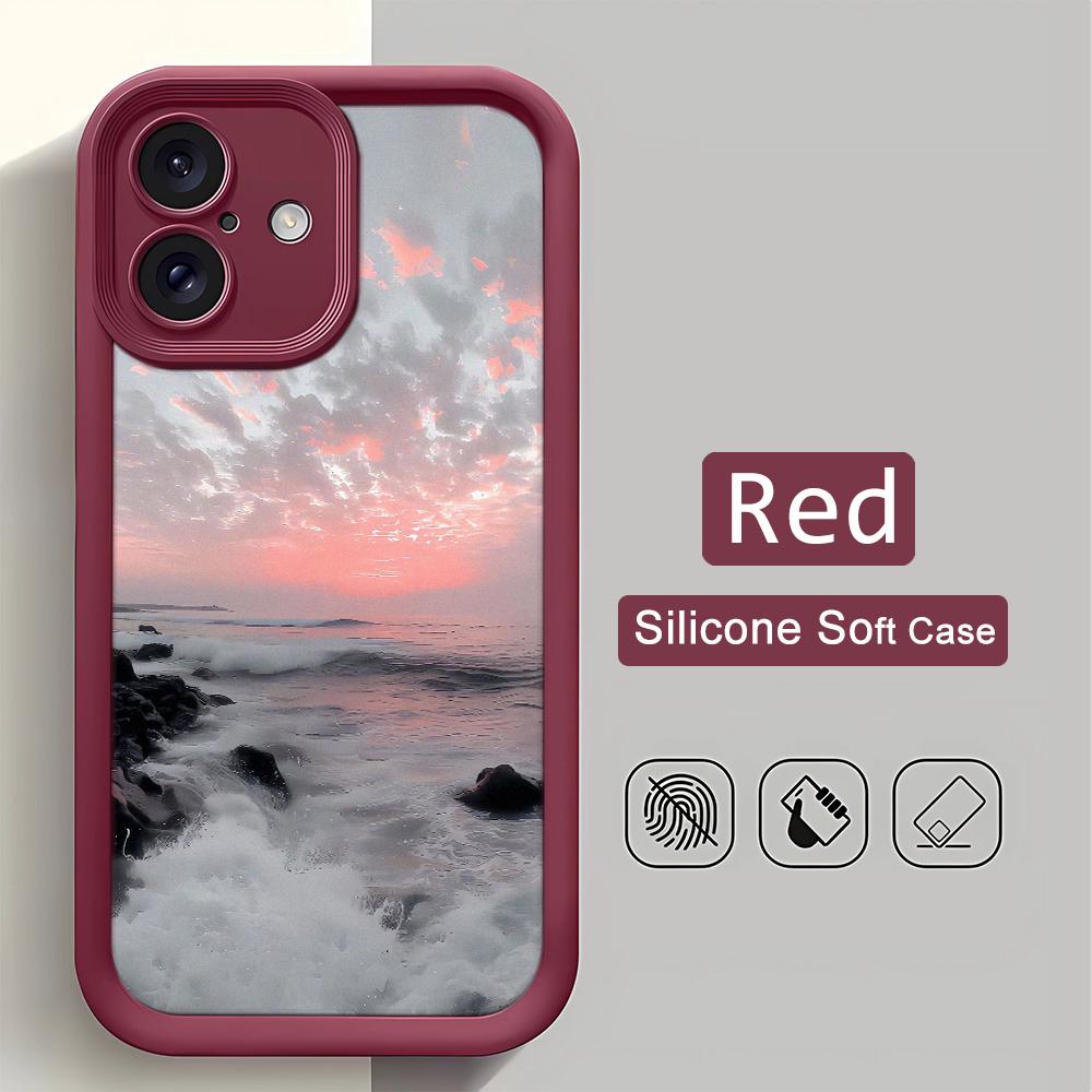Wave Light Water Surface Phone Case For IPhone 17 Air 16 15 14 Plus 13 12 11 Pro Max Shockproof Cover Case Funda 16 15 14 Plus