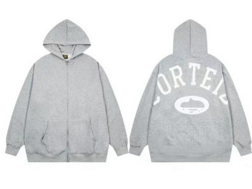 Chaqueta de Invierno Acolchada de Plumas Corteiz Alcatraz con LOGOTIPO Bordado