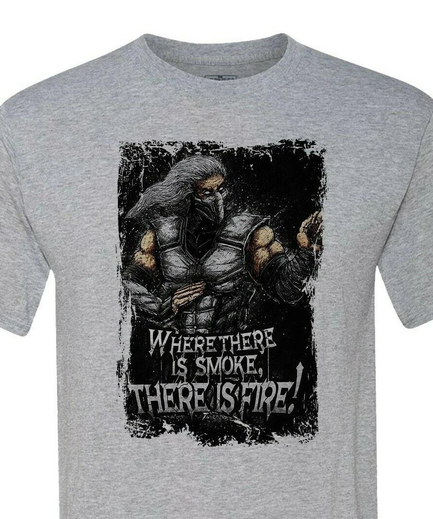 Mortal Kombat - Smoke T shirt - Super soft men s, women s,unisex graphic Shirt S