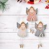 Christmas Angel Girl Doll Pendant Xmas Tree Hanging Pendants Angel Girl Plush Toy Christmas Home Decoration Kids Gifts