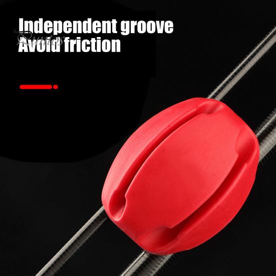 6 stk fiskestang fast ball 4/5/8/9/10 MM 5 hull Ripefri Gjenbrukbar fiskestangbeskytter klips Festeverktøy Fisketilbehør