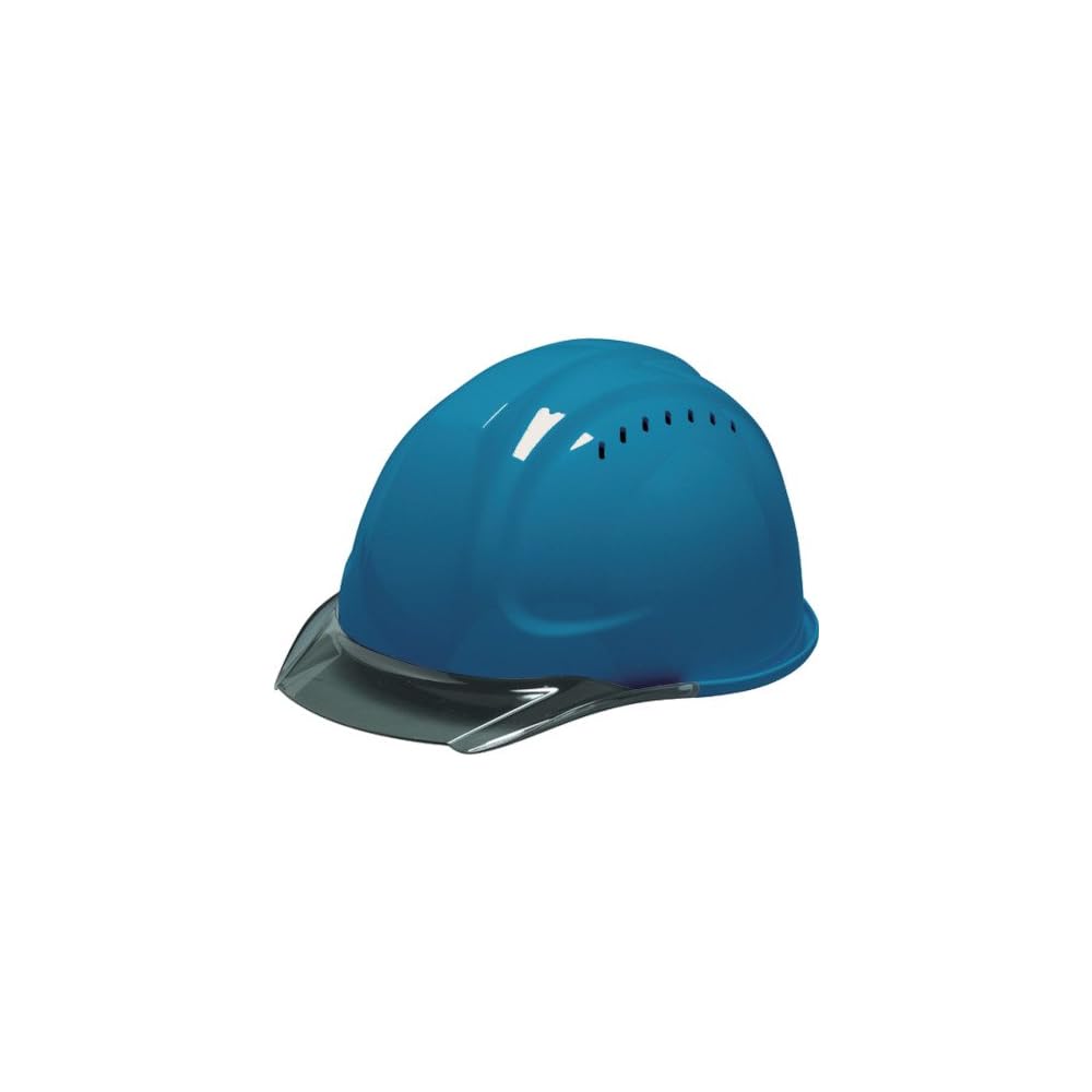 DIC Plastic Helmet with Ventilation Holes, Transparent Visor, Styrofoam Liner, Safety Gear