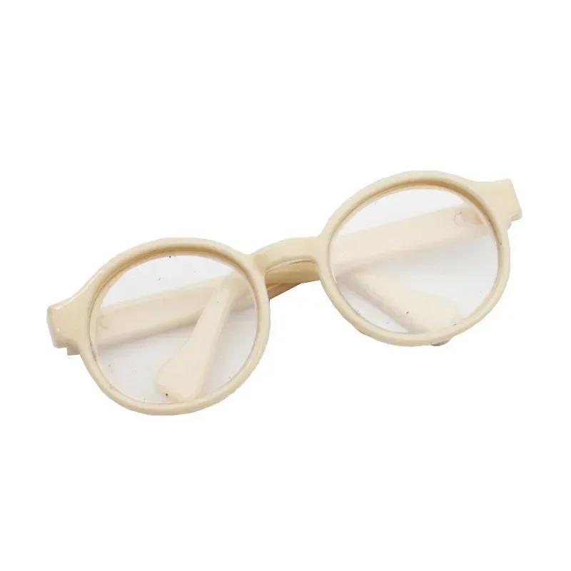 For Blythe Labubu Ob22/Ob24 Doll Glasses 20Cm 15Cm Cotton Doll Star Doll Transparent Glasses Accessories