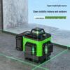 Green Light Laser High-Precision Automatic Level: Infrared Outdoor Wall/Floor Leveling Tool (8/12/16)