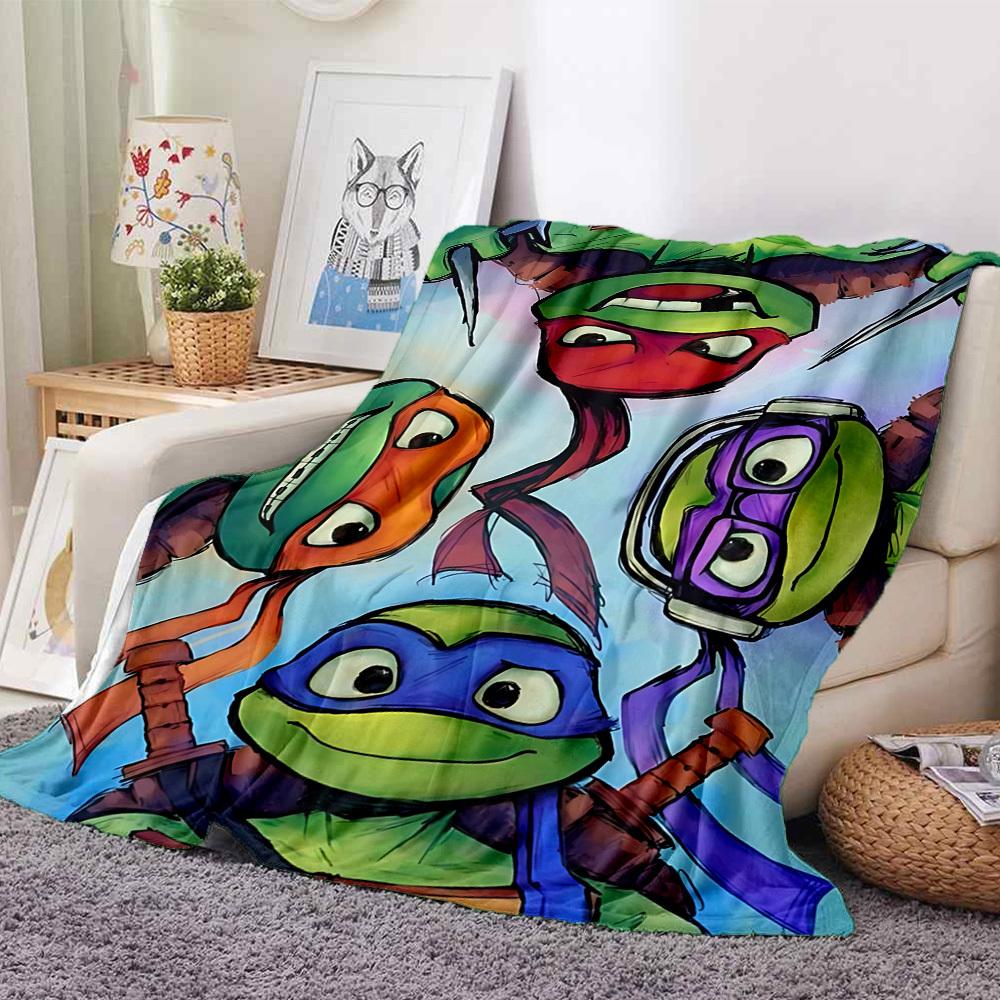 1 Stück Schildkröten-Decke, Überwurf für Sofa, Bett, Reise, Camping, Wohnzimmer,