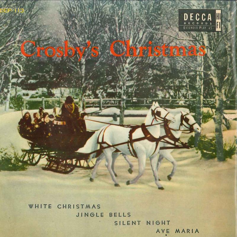 7inch Record BING CROSBY - White Christmas DEP113 DECCA Japan Jazz Used