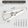 Watch Spring Bar Plier Tool Set with Durable 10 Tips Pins Spring Bar Tweezer Tool for Watch Wrist Bands Strap Removal Repair