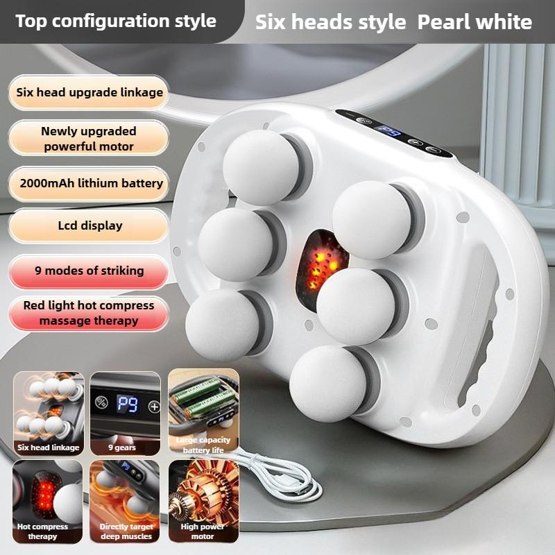 22-head Portable Fascia Gun Professional Muscle Relaxation Massager Multifunctional Deep Tissue Massage Therapy Device