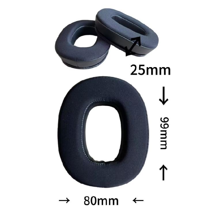 1 Pair Comfortable Ear Cushions Earphone Cover Cooling Gel Earpads for Monitor II Replacement Earmuffs