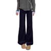 Women's 2025 Spring/Autumn Wide-Leg Jeans - Slimming, Plus Size, Loose Fit, Micro-Flared Pants
