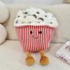 Oreiller en Peluche Alimentaire Mignon en Tissu Polyester Pour une Décoration d'Intérieur Cosy
