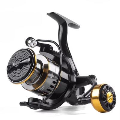 Mulinello da pesca 7000 Bobina rotante in metallo Capacità bobina Mulinello rotante Attrezzatura da pesca per piccoli stagni Accessori 5.2:Canna da pesca con lenza da 1 rapporto