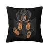Dachshund Cushion Cover  cm Soft Sausage Badger Wiener Dog Throw Pillow Case Bedroom Decoration Bedding Sofa Pillowslip