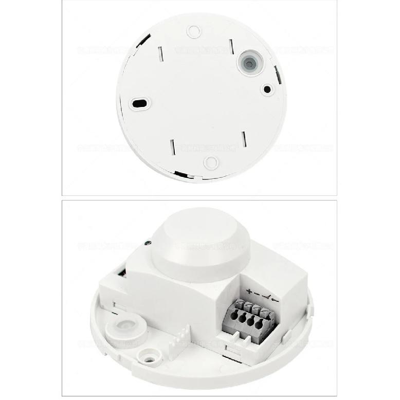DC12V-24V Dry contact output LED Microwave 360 Degree Radar motion Sensor Light Switch Ceiling light Body Motion Detector
