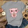 (Premium T-shirt)Pig Printing T-Shirt Fashion Short Sleeve Summer Cool Hip Hop Top Tee(Ship Within 24 Hours)