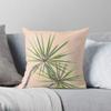 Office Decorative Cushion Cover Natural Scenery Plant Pattern Print Decorative Home Pillow Cover Square