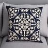 Luxury Embroidered Cushion Cover Vintage European Floral Throw Pillow Case Cotton Linen Decorative Pillowcase For Sofa Couch Bed