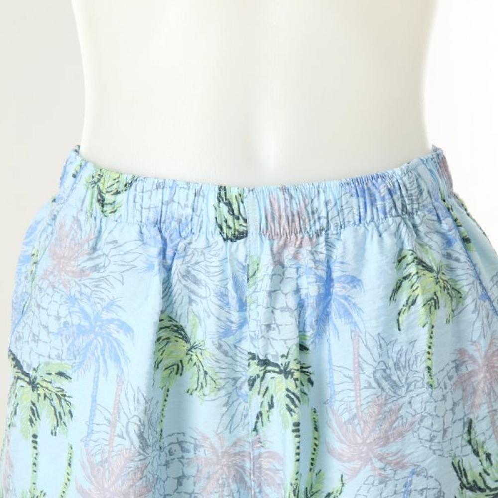 Venus Cool Palm Tree Printed Home Wear Shorts [veps112w]