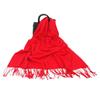 Women's Thickened Warm Red Jacquard Scarf 2026 - Imitation Cashmere, Versatile Winter Style