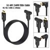 90 Degree USB4 Cable 40Gbps Data Transfer 240W USB C to USB C Cable Fast Charging 8K@60Hz USB 4 Cable