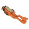 Fish Tank Diver Ornament Floating Simulation Swimming Posture Frogman Aquarium Landscaping Decoration Orange