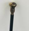 Swagger Walking Stick Can Victorian Style Brass Nickel Knob Handle Cane