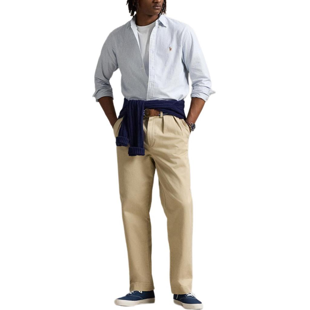 Polo Ralph Lauren Single Breasted Cotton Striped Polo Shirt Men Shirts MNPOWOV16824144-300