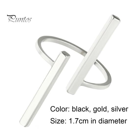 Cycle Ring Opening Skin-friendly Metal Fashion Cool Finger Circle for Dating