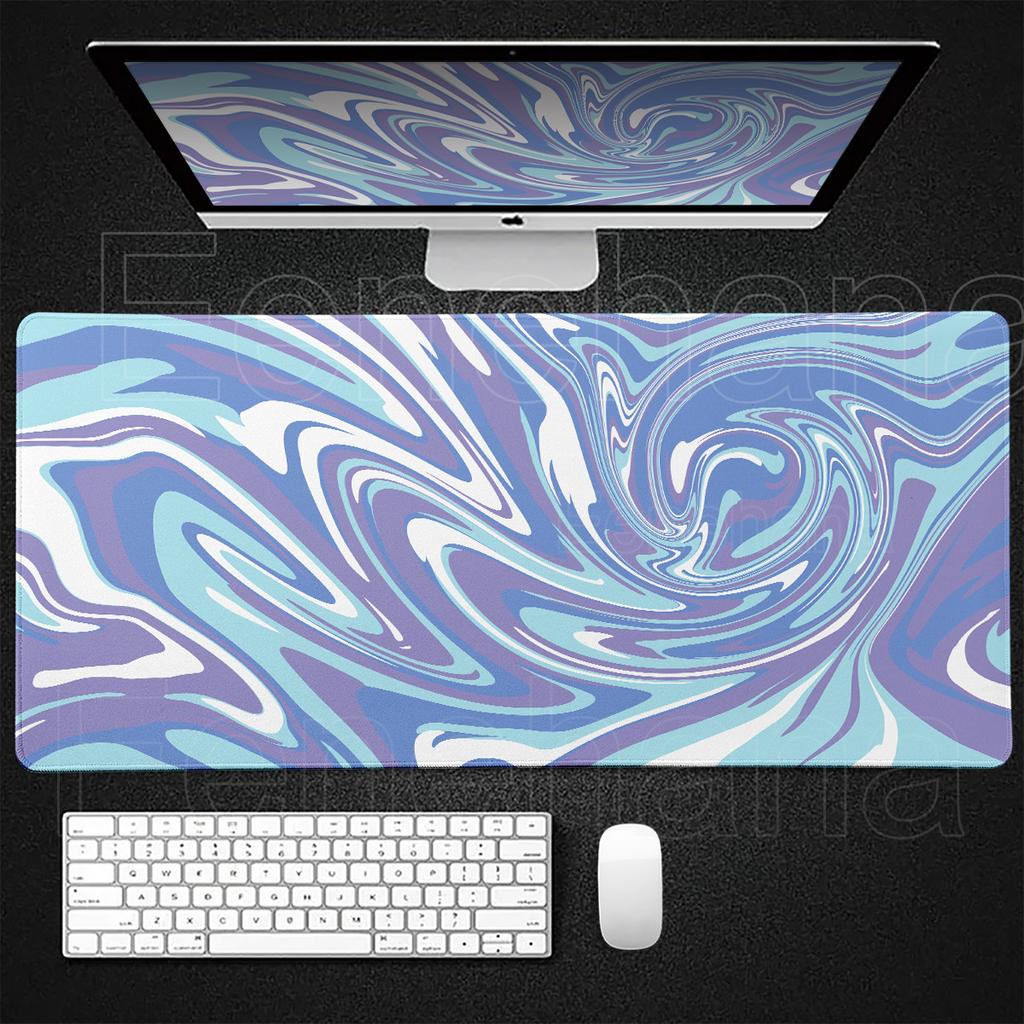 Xxl HD Strata Liquid Art Mouse Pad Computer Laptop Anime Keyboard MouseMat Large Colorful Desktop Expansion Pad Gamer Decoracion