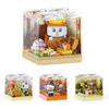 Lovely Cartoon Animal Micro Diamond Building Block Rabbit Panda Bear Sheep Scene Nanobricks 3D Wall Bricks Toys For Kids Gifts