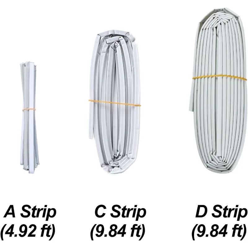 

Самоклеящийся оконный уплотнитель Комплект Функциональный Ветрозащитный Защита от сквозняков Пылезащитный для виниловых раздвижных окон Домашние уплотнительные ленты