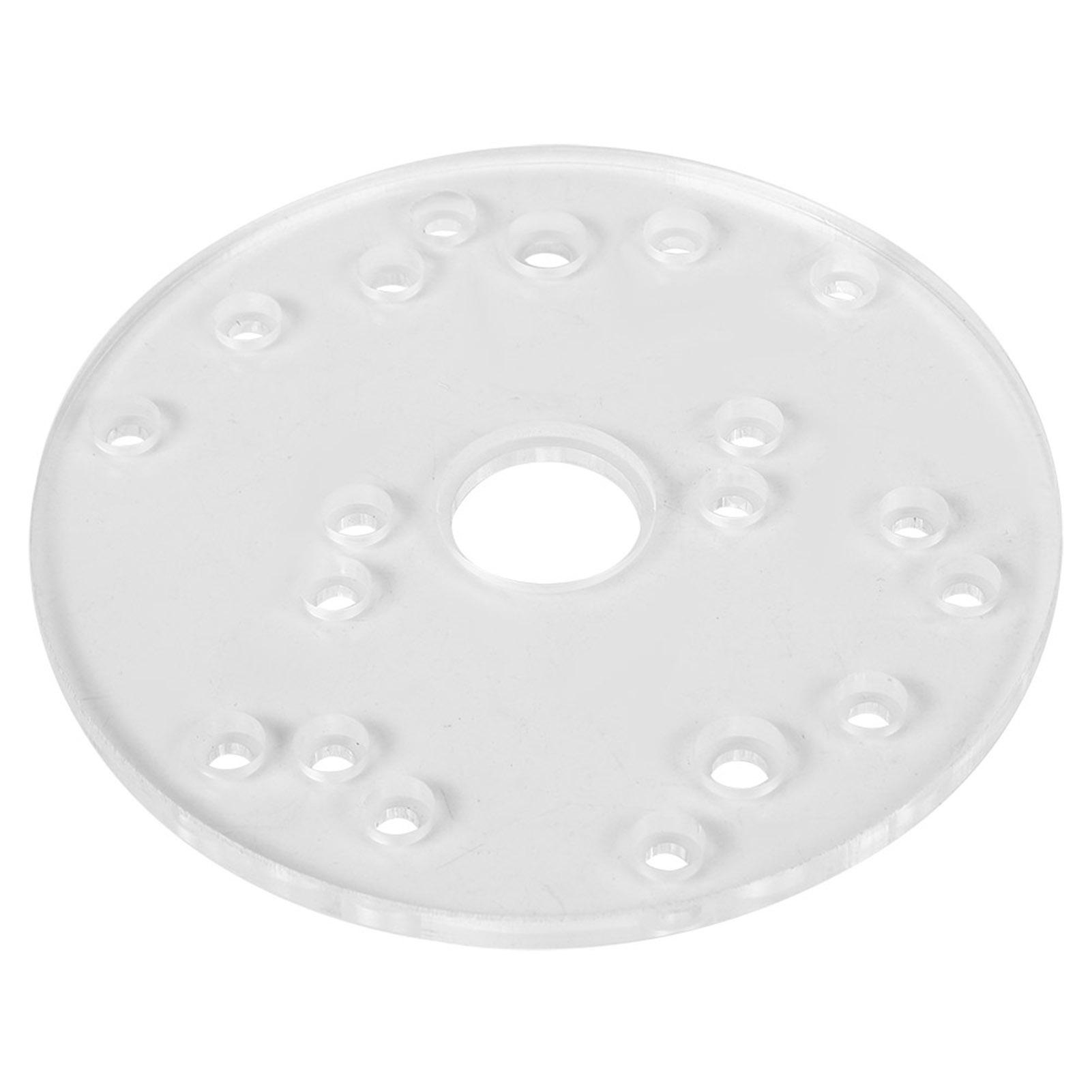 

Универсальная акриловая базовая пластина для фрезера с центрирующими винтами для отделочных фрезеров Деревообработка