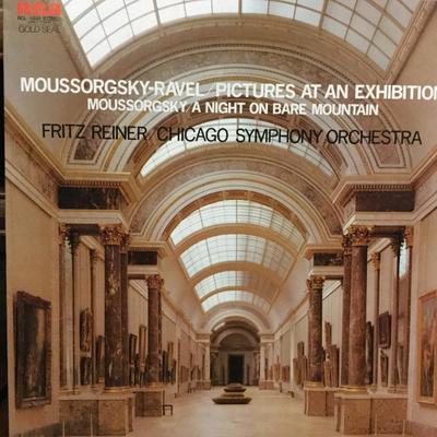 LP Record MOUSSORGSKY FRITZ REINER CHICAGO   Pictures At An Exhibition  A Night RCL1030 RCA 1980 Japan Obi Classical Used