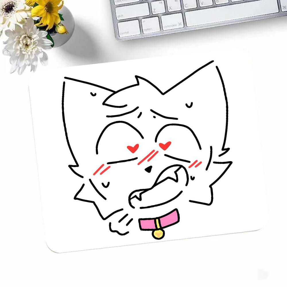 Boykisser Gatto Buffo Tappetino Mouse Mousepad Divertente Mouse Pad Bordo Bloccato Piccolo Per Giocatori Tappetino Scrivania Computer Rettangolare Gomma Antiscivolo