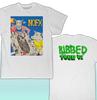Vintage 1991 NOFX Geripptes Tour-Shirt