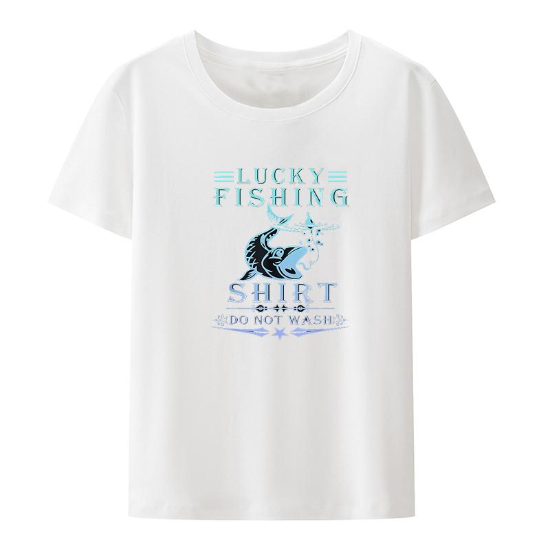 Id Rather Be Fishing Funny Fishing TShirt Streetwear Cool Tshirts Graphic Tshirts Tops Comfortable Camisa Novelty Print Loose S