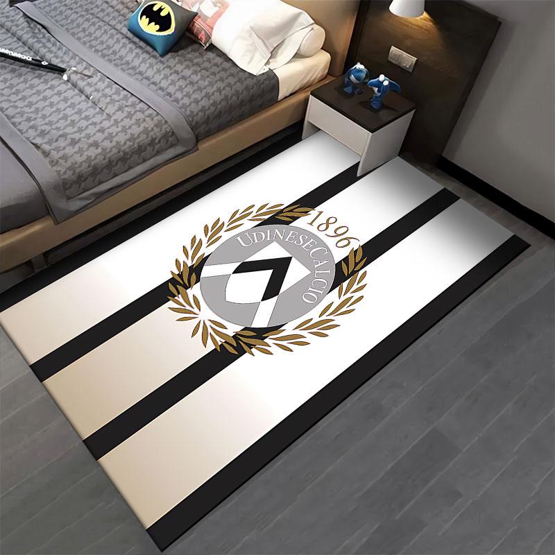 Udinese Calcio Striped Carpet suitable as a non-slip mat for the living room or bedroom sofa
