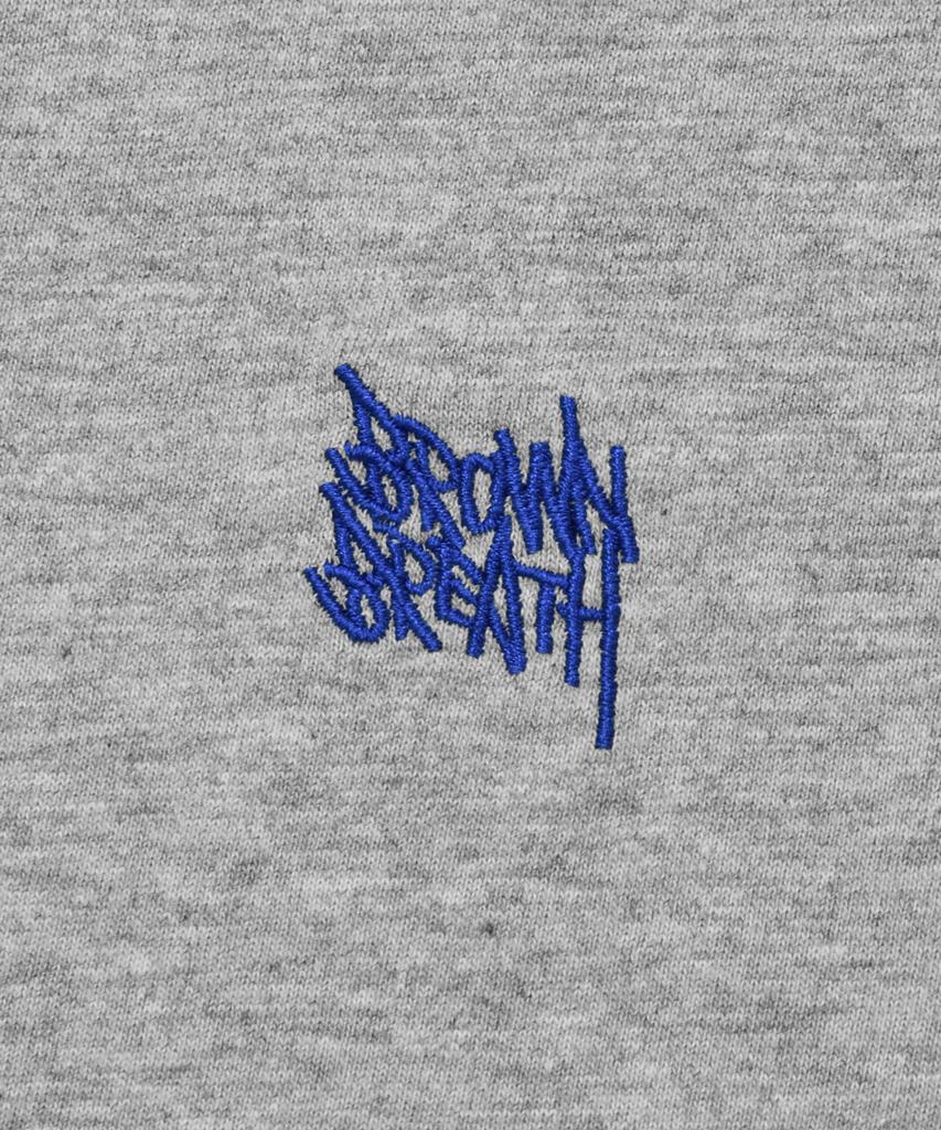 BROWNBREATH Tag Palm Circuit Tee - Melange Gray