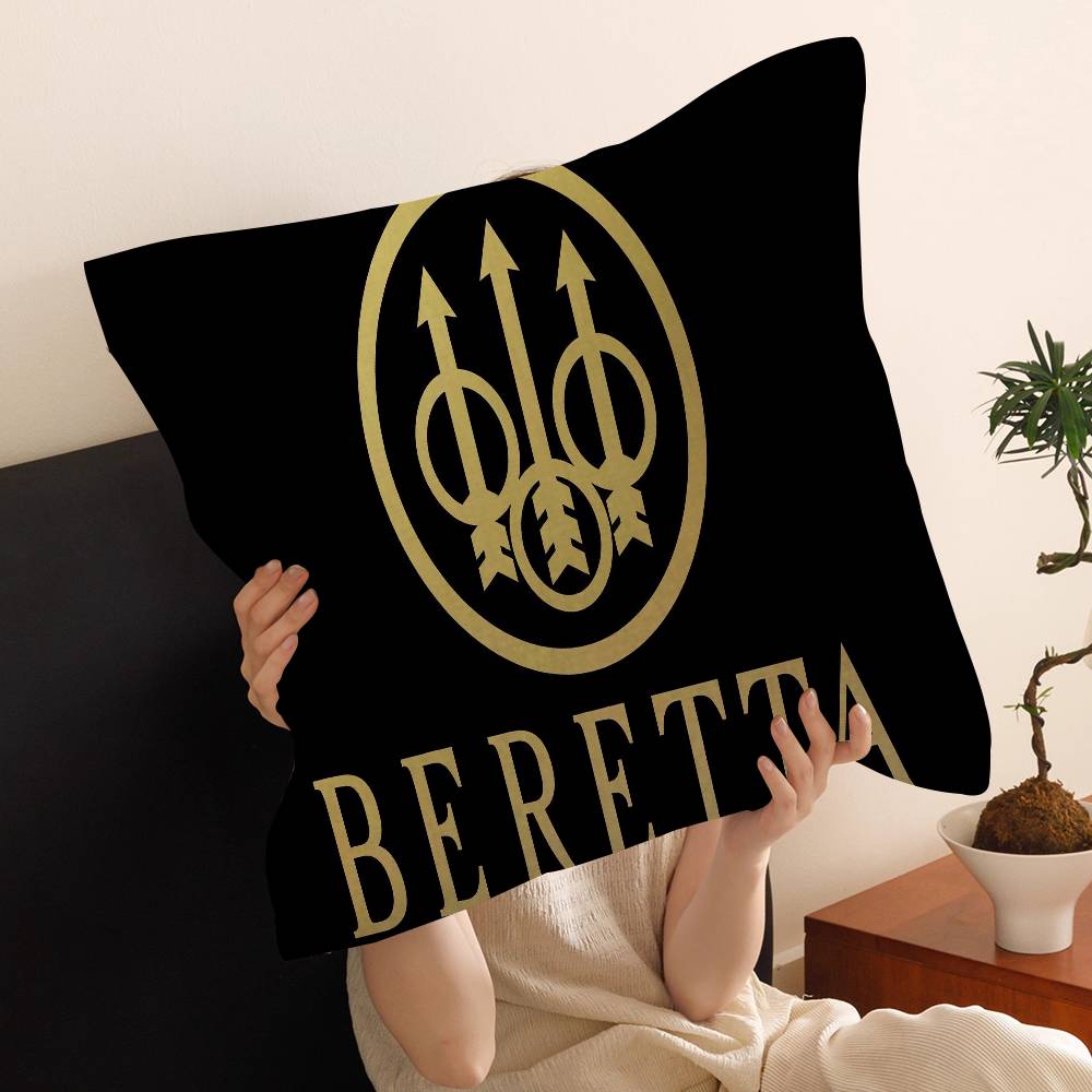 G-Gun B-Beretta Cushion Cover Pillowcase Upholstery Sofa Throw Pillow Home Decor Pillowcas
