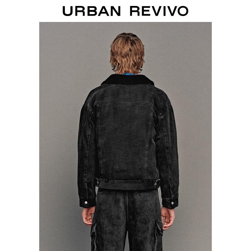 UR Men's Retro Multi-Pocket Denim Jacket