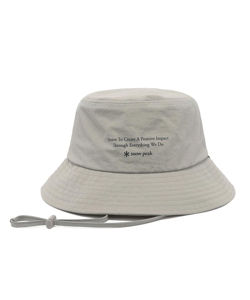 SNOWPEAK APPAREL Camp Hat (S26Zucha18) Fog Gray