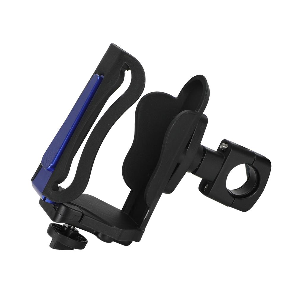Motor Adjustable Handlebar Cup Holder Bottle Mount Bracket 25Mm Blue For Scooter